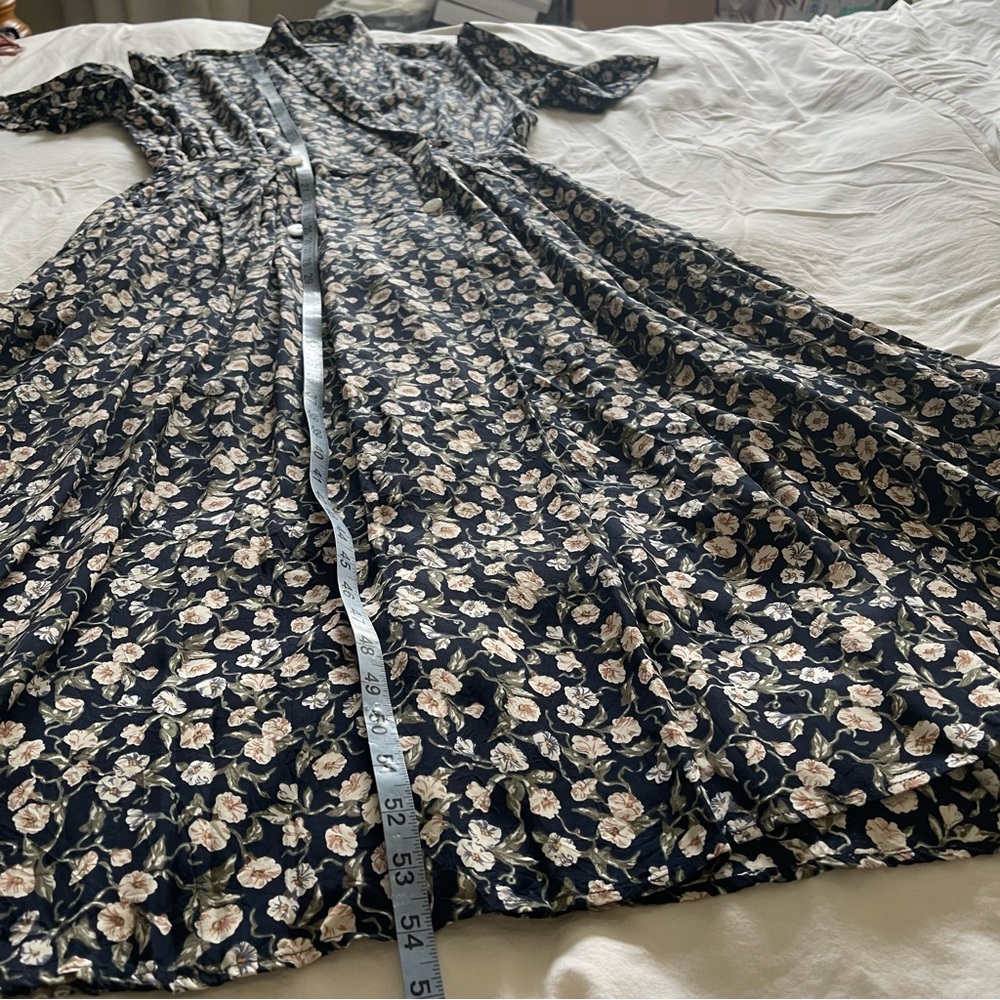 Chaus Floral Tie Waist Midi Dress - Picture 8 of 17